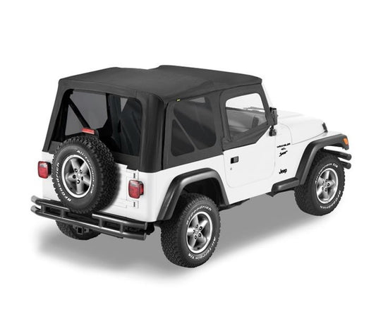 BESTOP 79124-01 Bestop Replace-A-Top Black Sailcloth 7912401 for Jeep Wrangler TJ 1997-2002