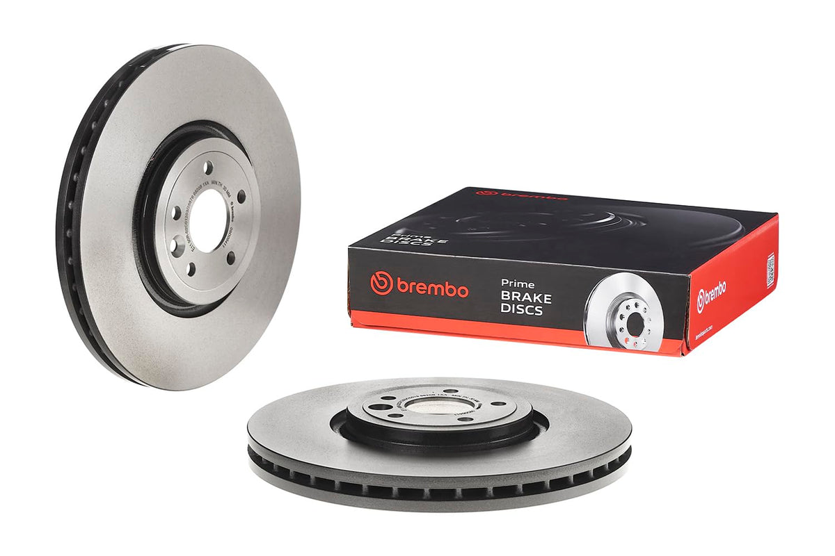 BREMBO 09D06411C02 Brembo 09.D064.11 UV Coated Pillar Vented Brake Rotor JAGUAR OE# T4N1803