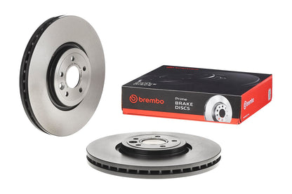BREMBO 09D06411C02 Brembo 09.D064.11 UV Coated Pillar Vented Brake Rotor JAGUAR OE# T4N1803