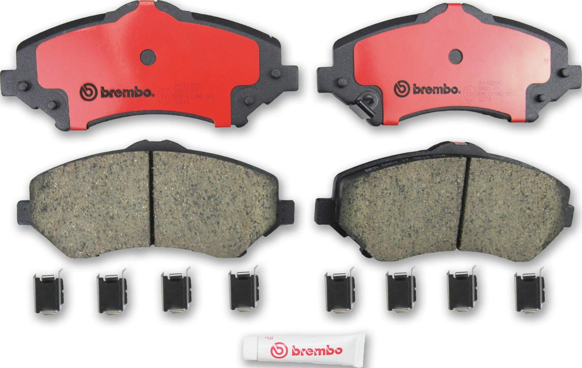 BREMBO P11025N Brembo P11025N Premium Ceramic Front Disc Brake Pad Set CHRYSLER/DODGE/FIAT/JEEP/VW OE# 68029263AA