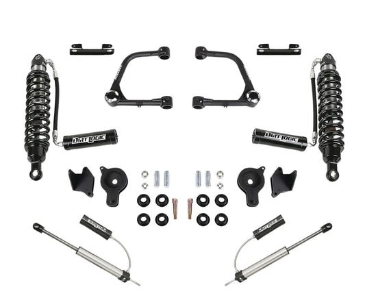 FABTECH K7103DL Fabtech - K7103DL - Fabtech K7103DL Uniball UCA Lift System w/Shocks Fits Compatible with/Replacement for 24 TACOMA