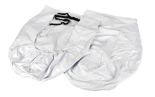 CAMCO 45323 Camco 45323 Vinyl Wheel & Tire Protector, 2 Pack (30 inches-32 inches, White)
