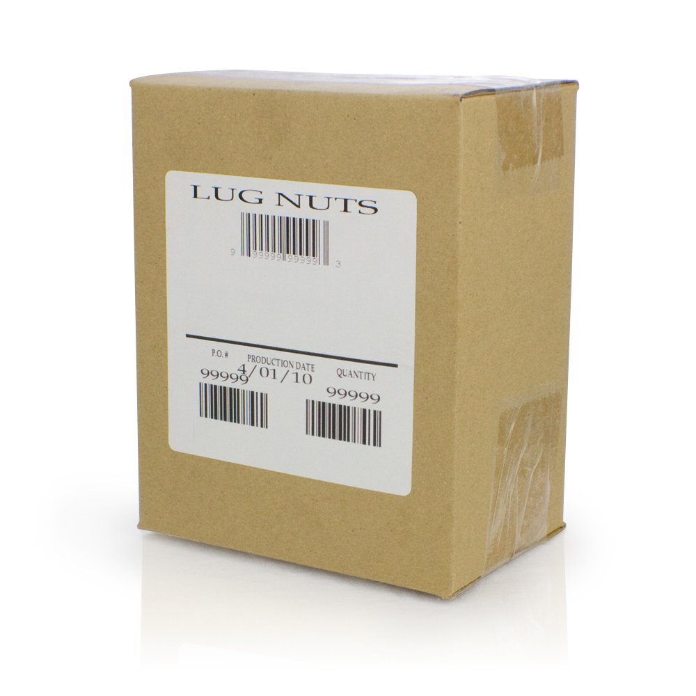 GORILLA 40088 Gorilla Automotive 40088 Acorn Bulge Open End Chrome Lug Nuts (1/2" Thread Size) - Box of 100