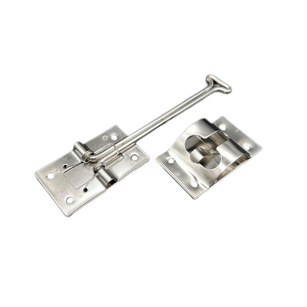 RV DESIGNER E226 RV Designer E226-6" Self-Closing T-Style RV Door Holder, Stainless Steel