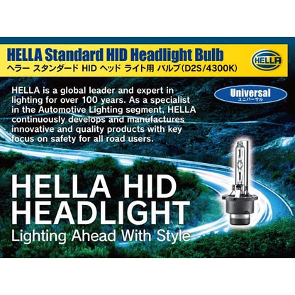 HELLA D2S 4300 K Hella D2S 4300 K BULB D2S P32d-2 4300 K 85V 35W Standard Xenon 4300K