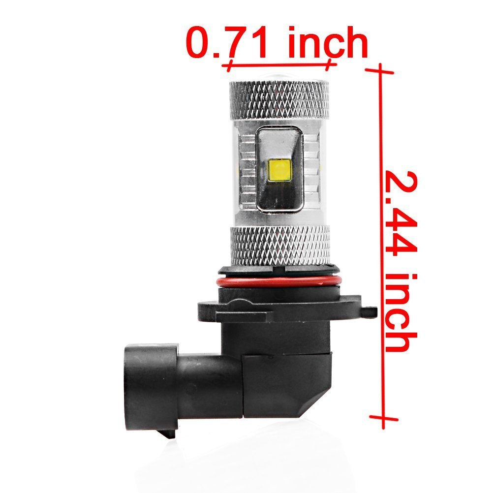 PUTCO 259006W Putco 259006W Optic 360 9006 High Power LED Fog Lamp Bulb