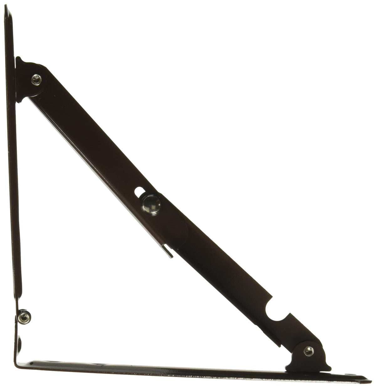 JR PRODUCTS 20735 JR Products 20735 Folding Shelf Bracket - Brown, 7.75" x 7.75" x 11.75"