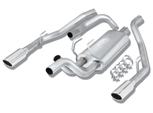 BORLA 140308 BORLA 140308 Cat-Back Perf. Exhaust Sys. for '09 Dodge 1500/ '10-'18 Ram 1500/'19-'24 Classic 1500 ONLY 5.7L V8 AT. 2&4WD 2&4 All Cab & Bed. Config. Single Exh. Under Bumper Exit. BORLA System Is Dual