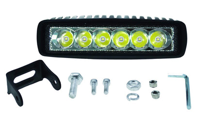 HELLA 357203011 HELLA 357203011 ValueFit Mini Light Bar (6 LED, Spot Beam), Multi