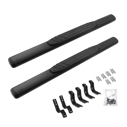 GO RHINO 684412952T RealTruck 4" OE Xtreme Sidesteps & Brackets | Galvanized Steel, Textured Black | 684412952T | Fits 2021-2026 Ford Bronco 2-Door (Excludes Bronco Sport)
