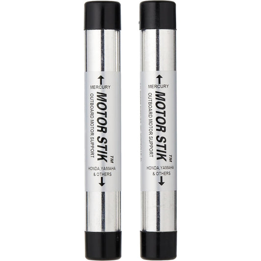 T-H MARINE MSS-1-DP T-H Marine Motor Stik Pair - Heavy-Duty 8.75" Transom Saver Outboard Trailering Support for Tilt/Trim Rams, Fits Most 150HP+ Engines - Excludes 2024 Mercury, Yamaha Grease Fitting Note