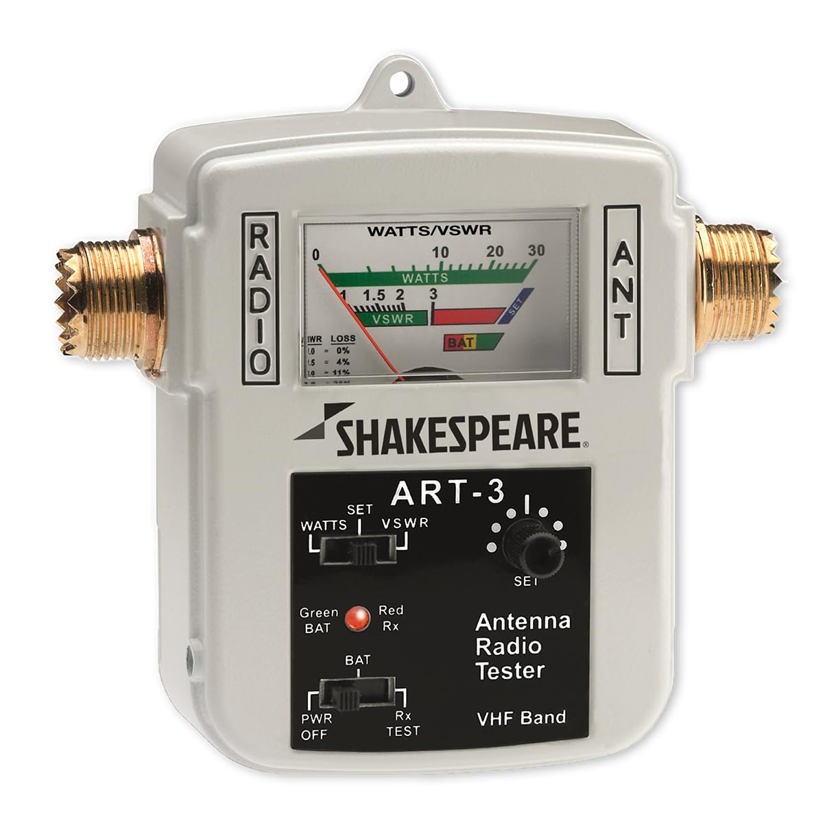 SHAKESPEARE ART-3 Boating Accessories New Antenna/Radio Tester Tx & Rx Shakespeare Antennas Art3