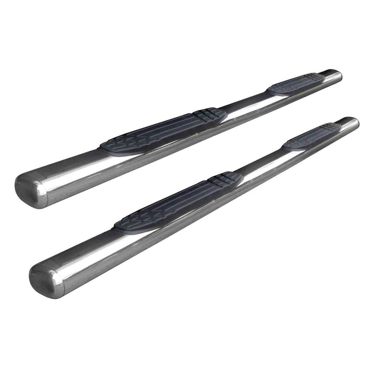 GO RHINO 10480PS Go Rhino 4" Oval 1000 Series Sidesteps | 80", Stainless Steel, Polished | 10480PS