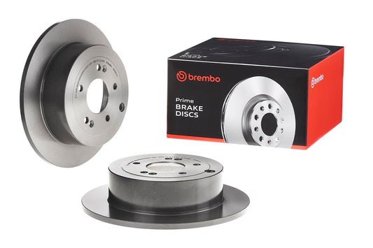 BREMBO 08A60011C02 Brembo 08.A600.11 UV Coated solid Rear Brake Rotor HYUNDAI/INOKOM OE# 584112B000