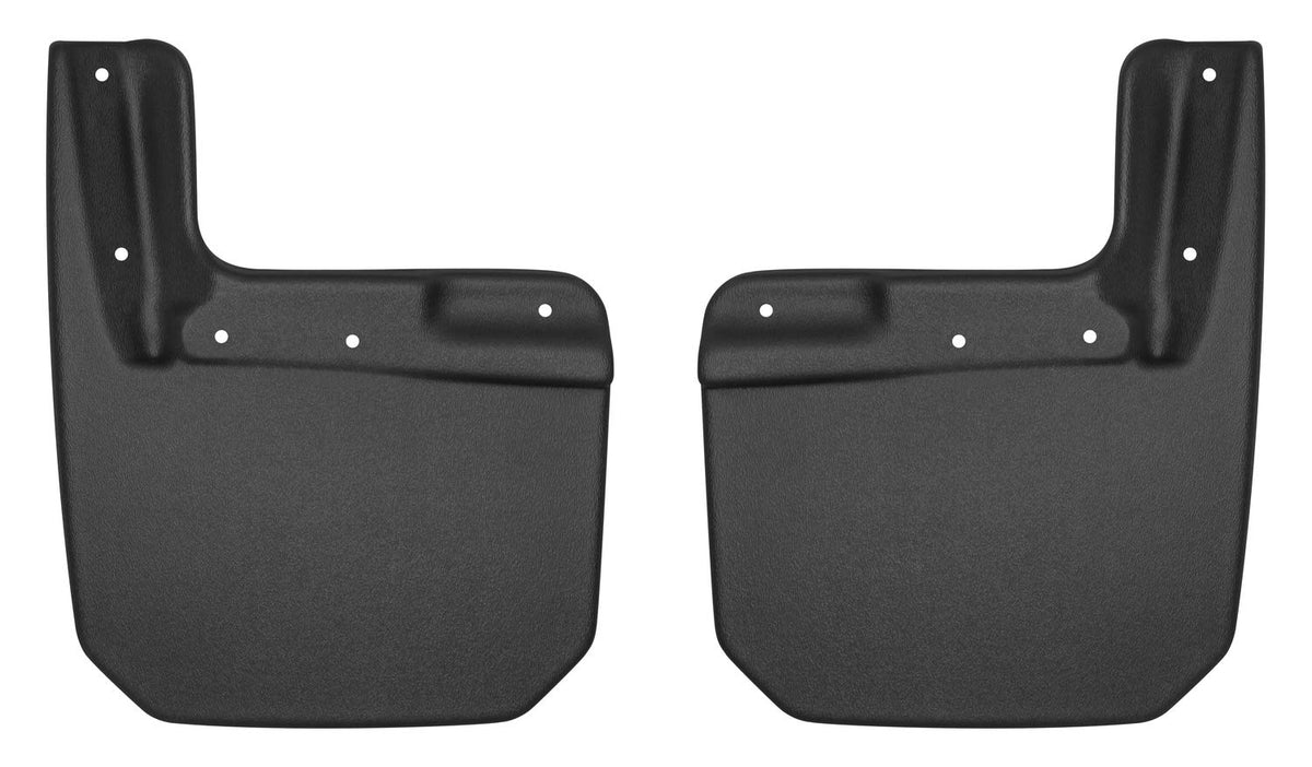 Husky Liners 58151 Husky Liners Custom Mud Guards – Fits 2018-2026 Jeep Wrangler JL,Unlimited, 2 dr. & 4 dr. – Front Set, 2-pc Black - 58151