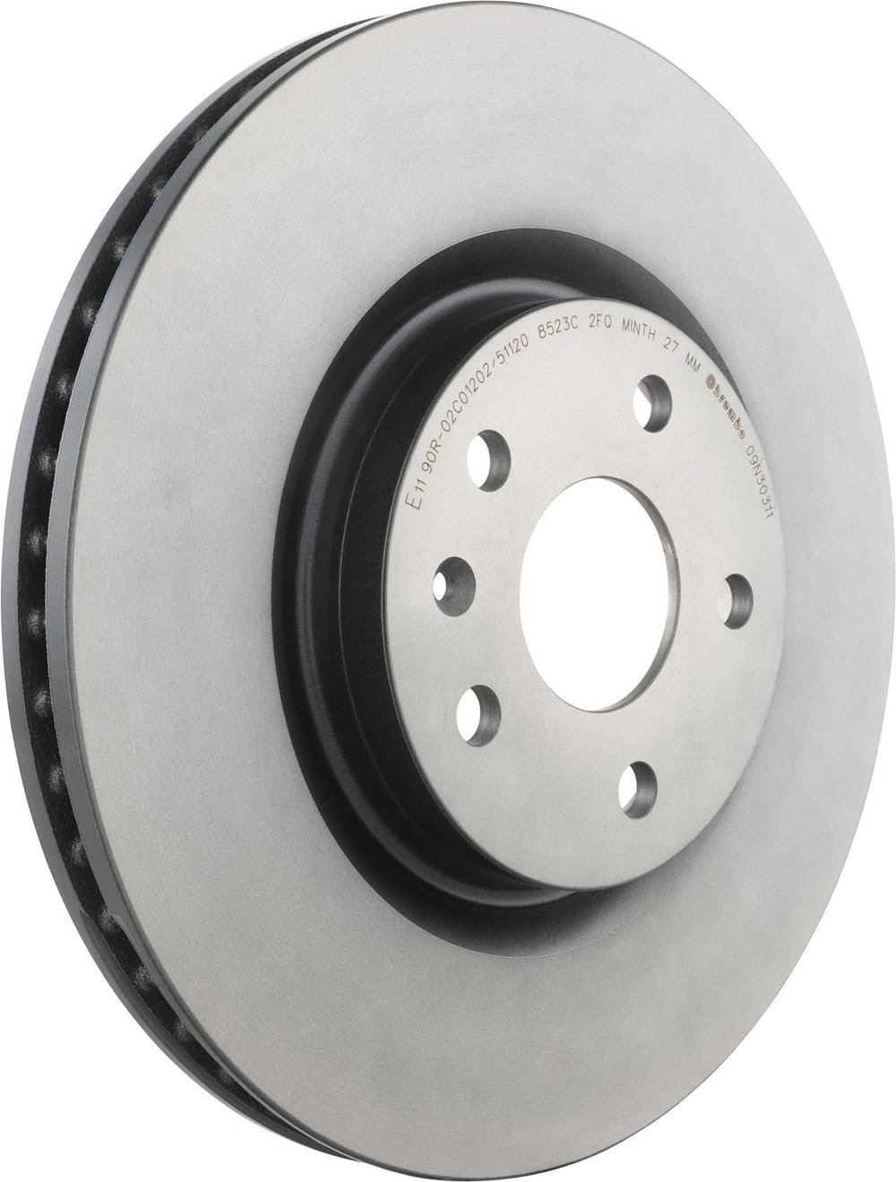 Brembo 09.N303.11 UV Coated vented Front Brake Rotor BUICK