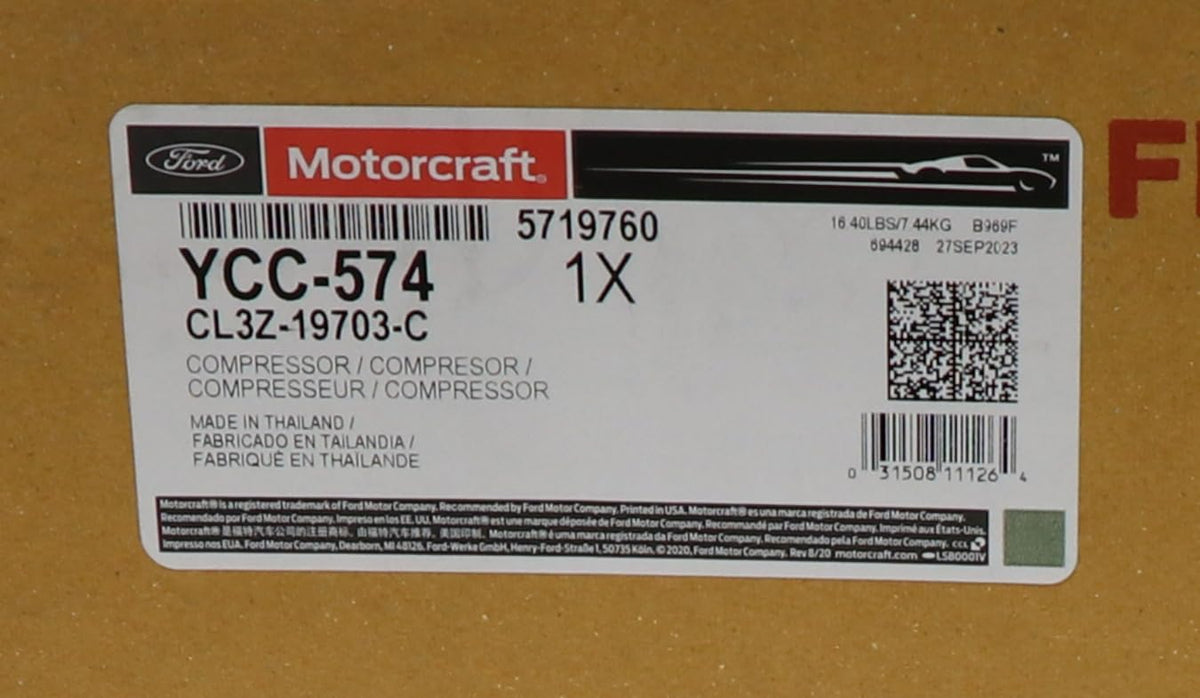 Motorcraft YCC574 A/C Compressor