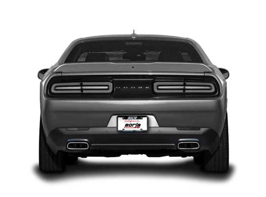 BORLA 140649 BORLA 140649 Cat-Back Perf. Exhaust System for 2015-2023 Dodge Challenger SXT/GT 3.6L V6 Automatic/Manual Transmission Rear Wheel/All Wheel Drive 2 Door Tips NOT Included Use Factory Tips/Valance