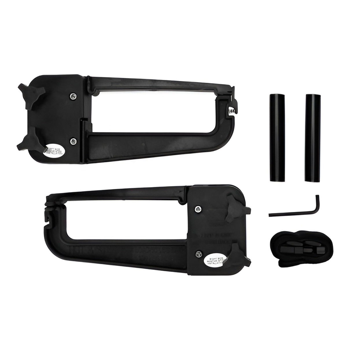 CAMCO 51430 Camco Clamp-N-Carry Lockable Chair and Bike Rack | Designed to Hold a Bike or 4 or More Chairs on RV Ladder | (51430)