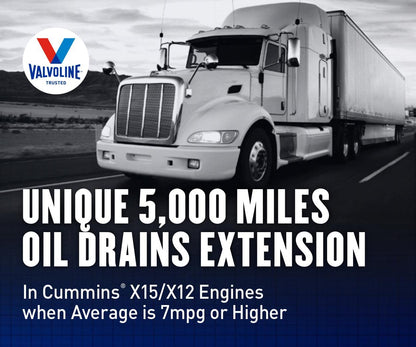 VALVOLINE 774038 Valvoline Premium Blue Extreme SAE 5W-40 Full Synthetic Diesel Engine Oil 1 GA