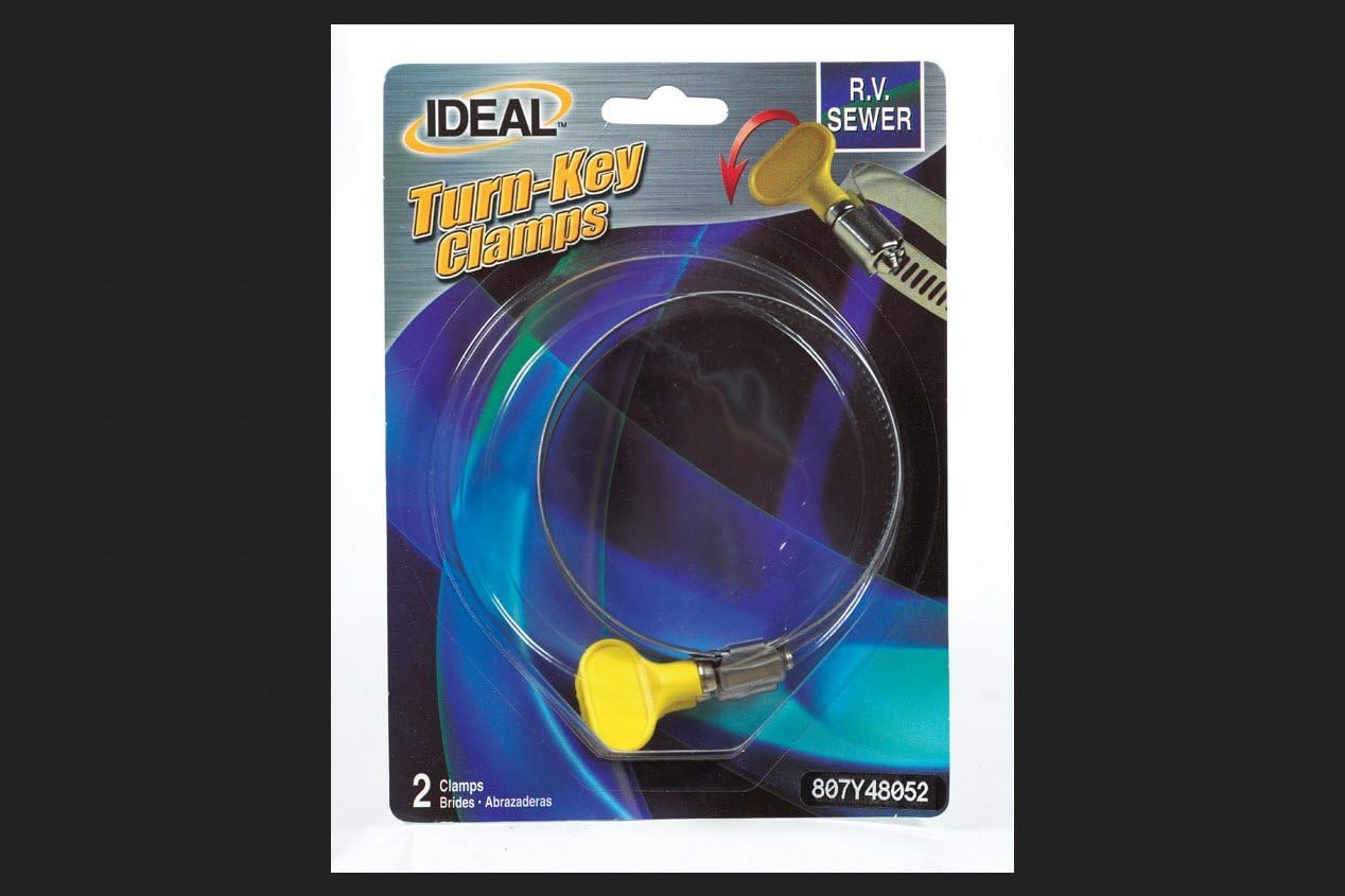 Ideal 2-1/2 in. 3-1/2 in. 48 Hose Clamp Stainless Steel Turn Key