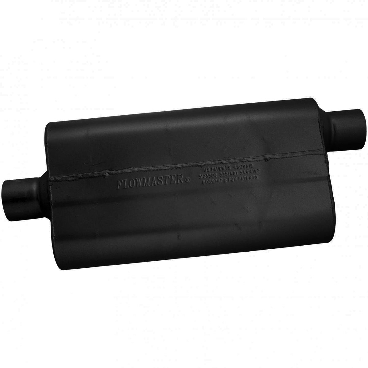 FLOWMASTER 942552 Flowmaster 942552 50 Delta Flow Muffler - 2.50 Center In and 2.50 Offset Out - Moderate Sound