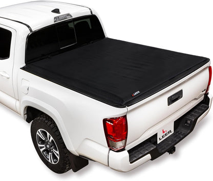 LEER 610337 LEER SR250 Soft Rolling Tonneau Cover, Fits 2022-2026 Toyota Tundra with 5'6" Truck Bed