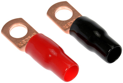 DORMAN 86184 Dorman 86184 2 Gauge 3/8 in. Copper Ring Lugs with Insulation, 2 Pack