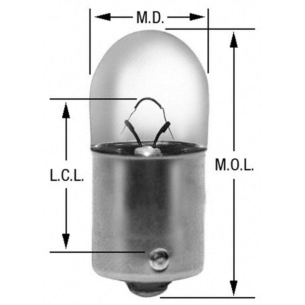 WAGNER BP17311 Wagner Lighting BP17311 Standard Multi-Purpose Light Bulb Card of 2