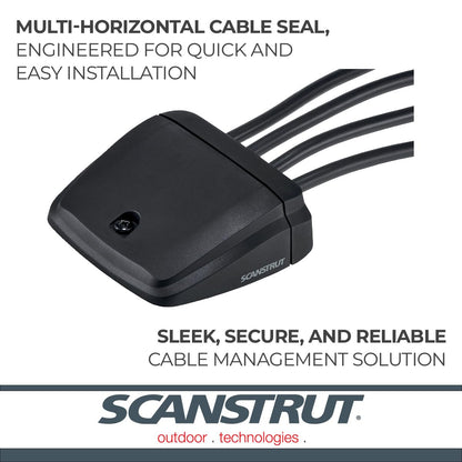 SCANSTRUT DS-H-MULTI-BLK Scanstrut DS-H-Multi-BLK Horizontal Multi Cable Seal – Black