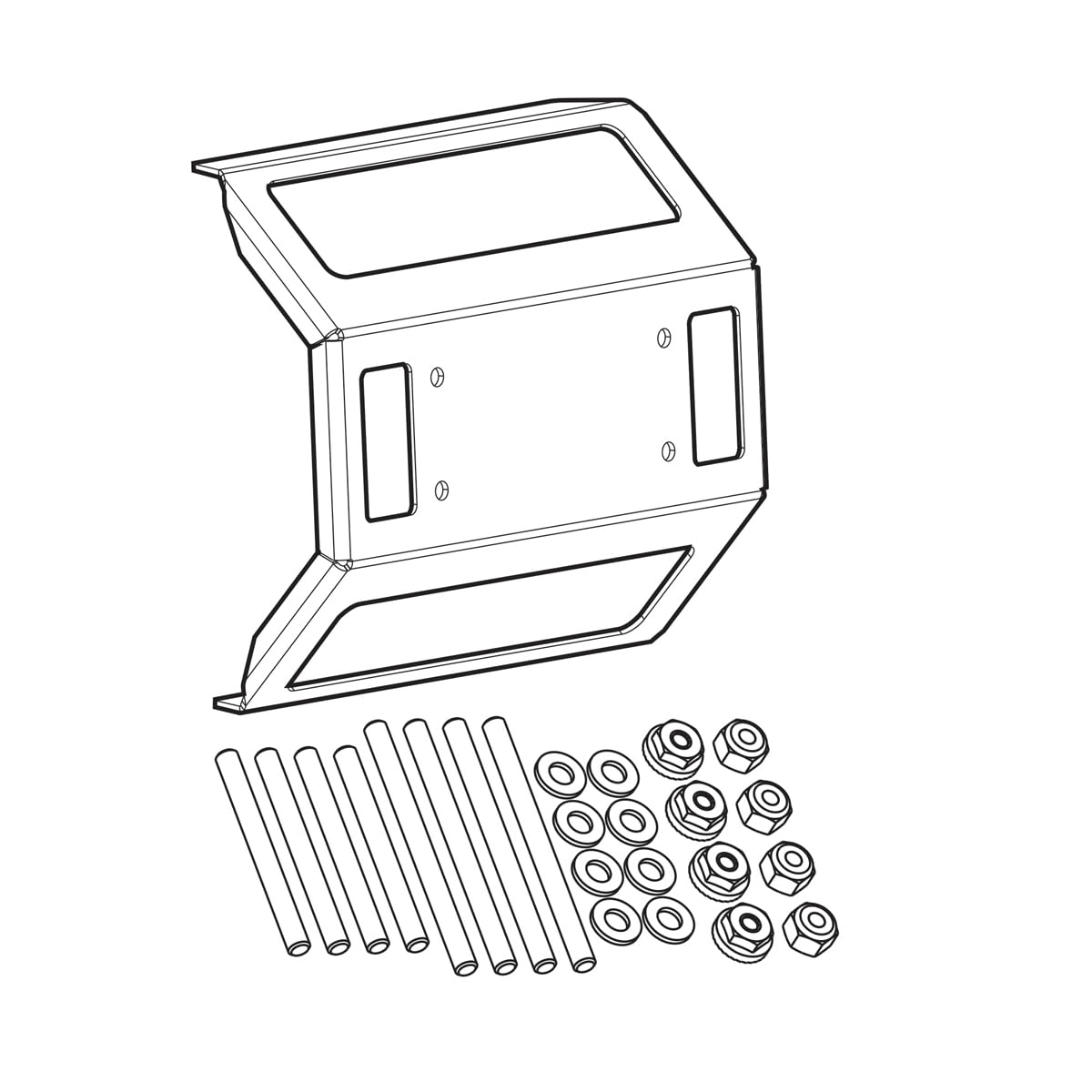 HUMMINBIRD 740173-1 Humminbird 740173-1 IN-DASH MOUNTING KIT SOLIX 10
