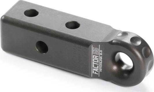 FACTOR 55 00029-06 Factor 55 Hitchlink Pro 2.0 for 2" Receivers: Cross-Drilled for Horizontal or Vertical Rigging, 9,500 lb. Rating - Gray