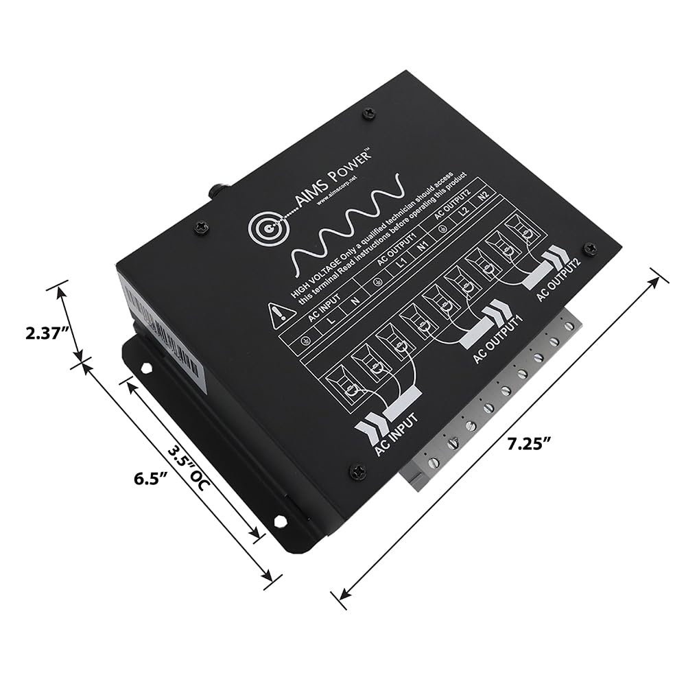 AIMS POWER EMS18A AIMS Energy Management Switch - Prevents Outlets from Tripping - EMS18A