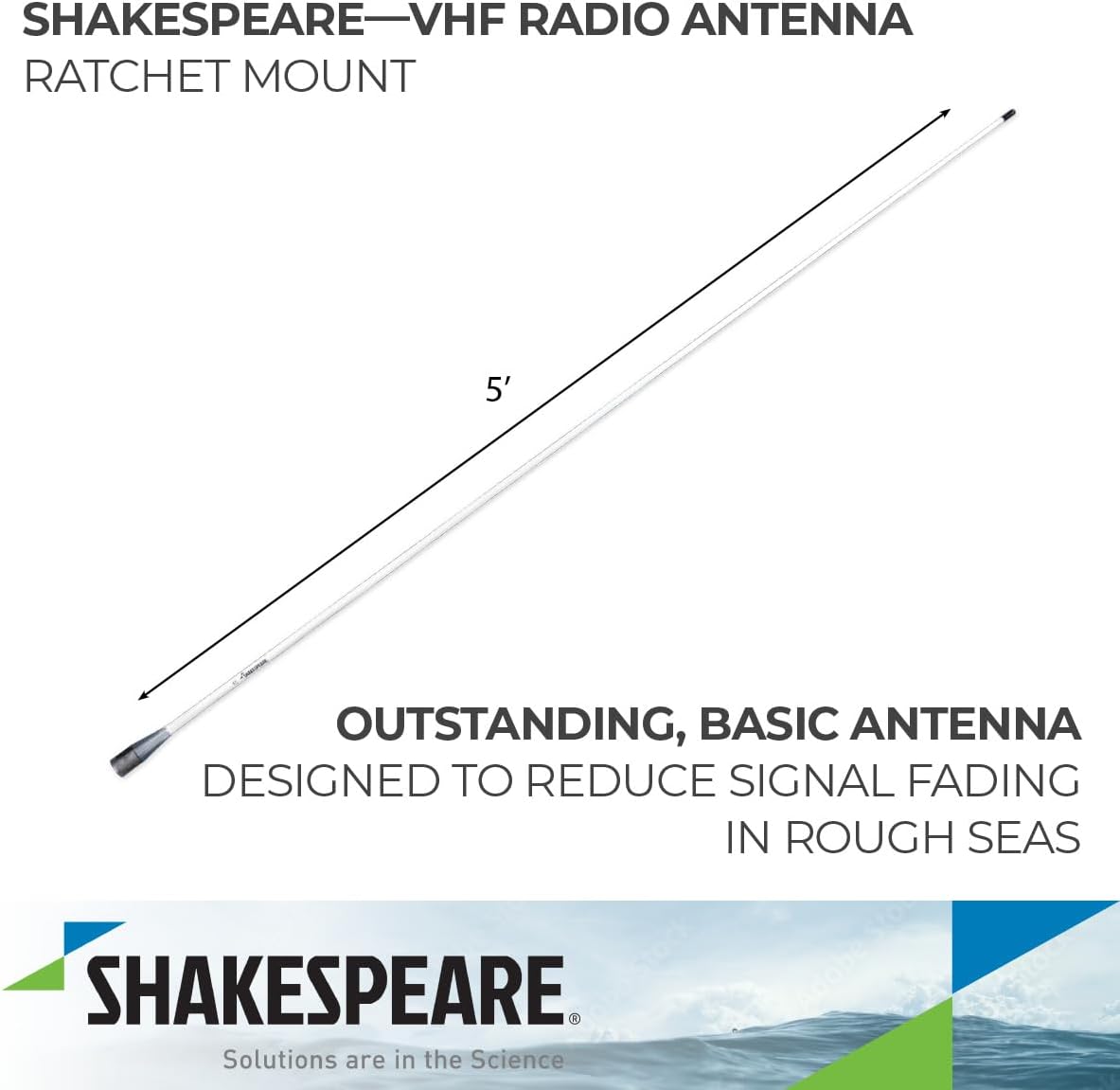 Shakespeare 396-1 5' Classic AIS Antenna