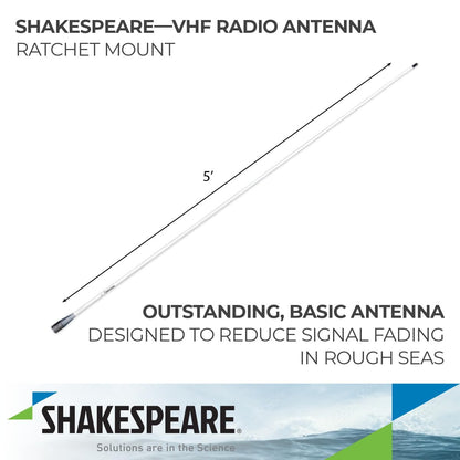 SHAKESPEARE 396-1 Shakespeare 396-1 5' 3DB VHF ANTENNA WHITE