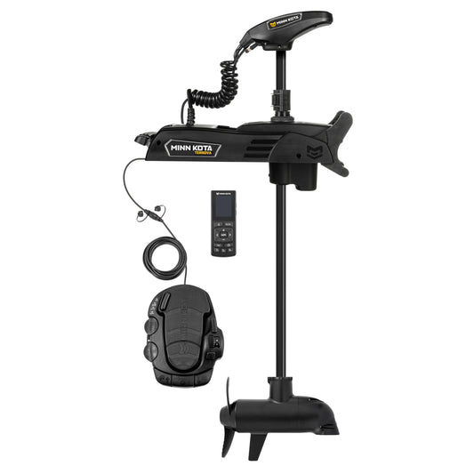 MINN KOTA 1358200 Minn Kota Terrova QUEST Brushless Bow-Mount Electric Trolling Motor with Dual Spectrum CHIRP Sonar – 90/115 Lb. Thrust, 45 In. Shaft, Freshwater