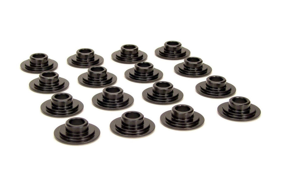 COMP CAMS 741-16 COMP Cams 741-16 10 Degree Superlock Steel Retainer Set of 16 for 1.500"-1.550" OD Valve Spring , Black