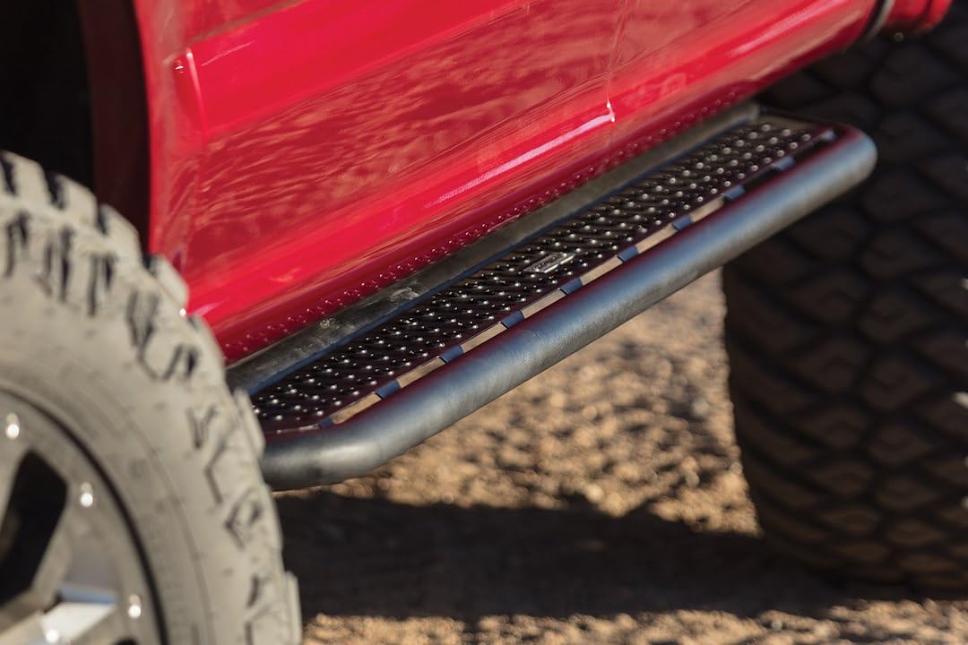GO RHINO D60087T Go Rhino Dominator Xtreme D6 SideSteps | 87", Mild Steel, Textured Black | D60087T