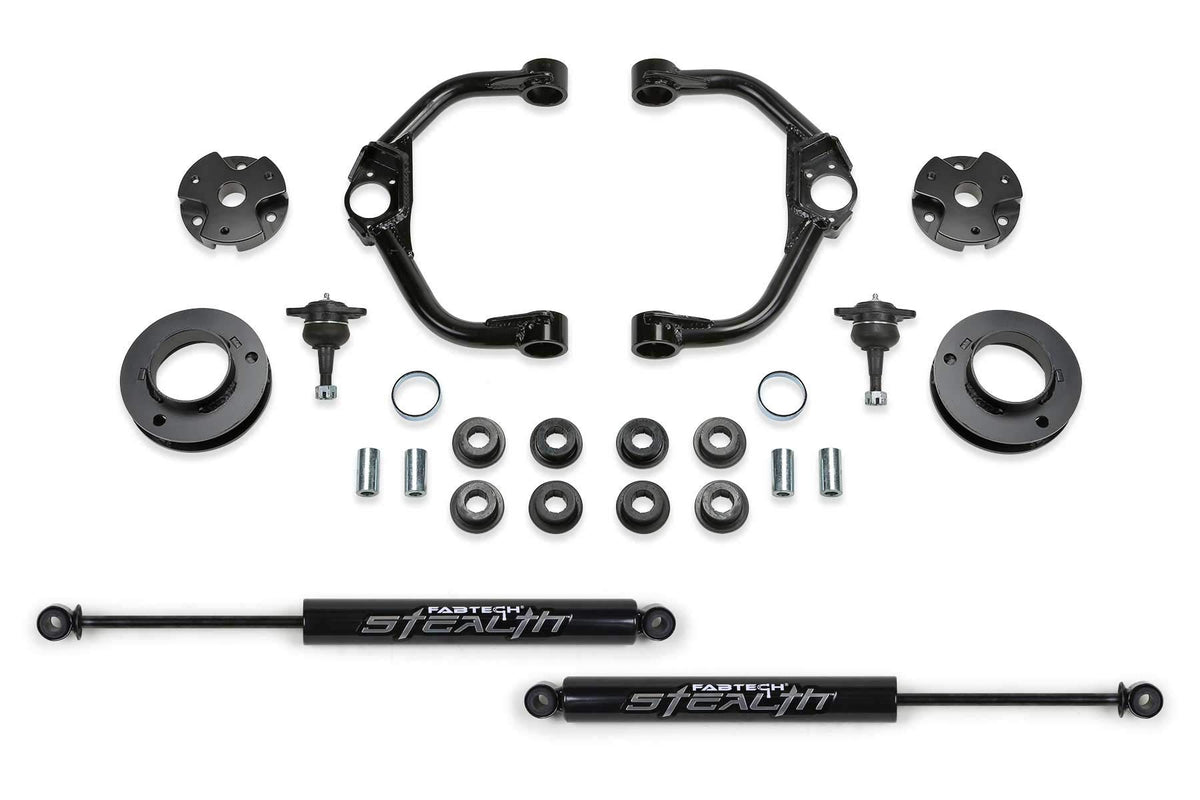 FABTECH K3168M Fabtech K3168M Ball Joint Control Arm Lift System 3 in. Lift Stealth For PN[FTS23202/FTS23205/FTS6016] Ball Joint Control Arm Lift System