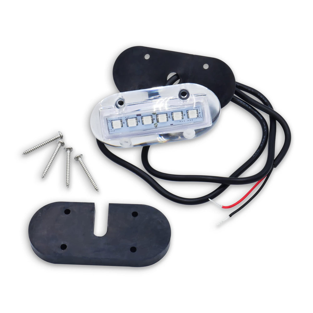 T-H MARINE LED-51868-DP T-H Marine Underwater Boat Lights - High-Intensity Surface Mount Waterproof Lighting - Use Above or Below Water - Multi-Purpose Use and Low Power Draw - Green