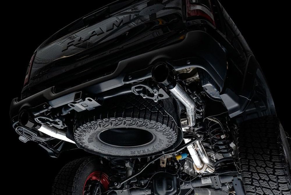AWE Tuning 3015-33005 AWE Touring Dual 3' Cat-Back Exhaust, Black Tips for 2021-2023 TRX 6.2L