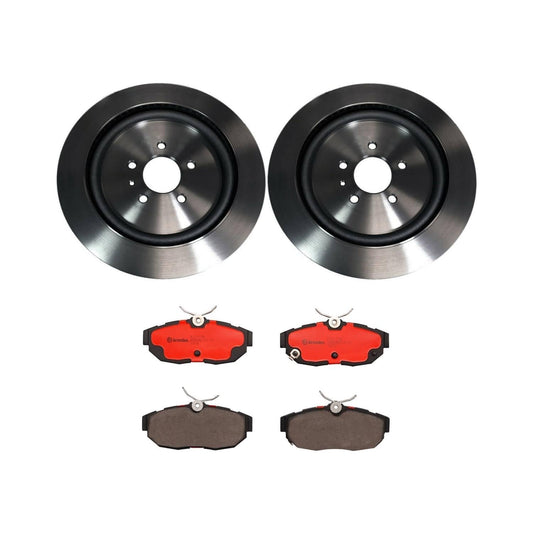 BREMBO KT00639 Brembo KT Series Premium Brake Kit (KT00639) for Ford Mustang 2013-2014 | High-Performance Brake Pads & Rotors | Direct OE Replacement