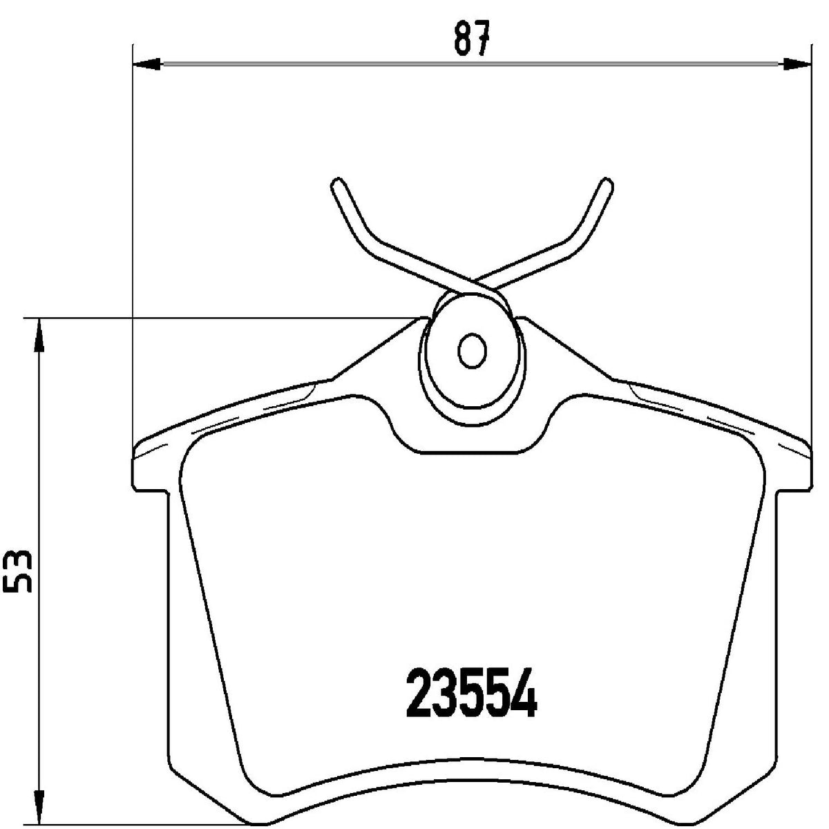 BREMBO P85017 Brembo P85017 Low-Met Rear Disc Brake Pad Set AUDI/AUDI (FAW)/PEUGEOT/RENAULT/SEAT/SKODA/VW OE# 4406085V25
