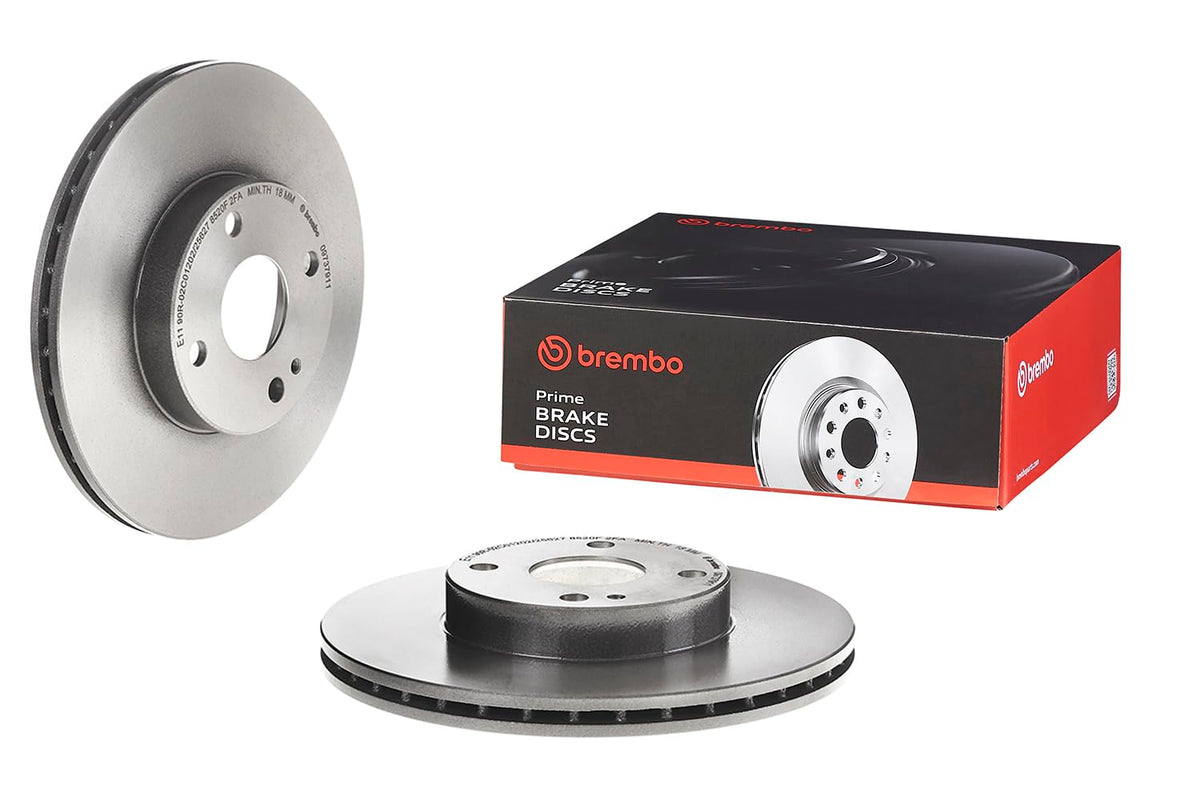 BREMBO 09737911C02 Brembo 09.7379.11 UV Coated vented Front Brake Rotor MAZDA OE# N0263325XC