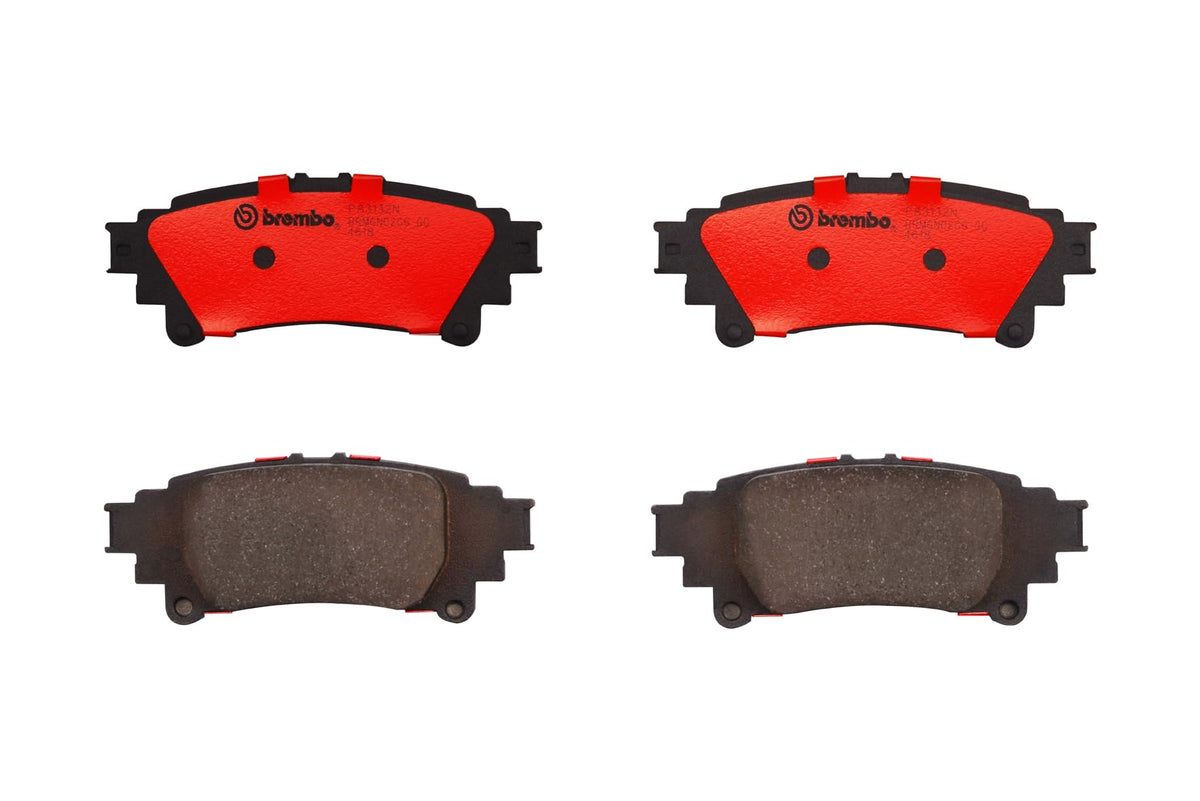 BREMBO P83132N Brembo P83132N Premium Ceramic Rear Disc Brake Pad Set LEXUS OE# 044663031179