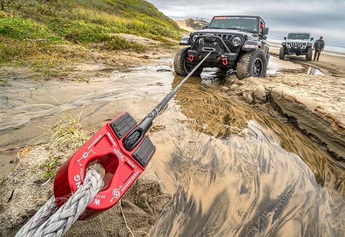 FACTOR 55 00080-14 Factor 55 00080-14 Flatlink E (Expert) Replaces Conventional Winch Hook with a Stronger Shackle/D-Ring Mount Maximum Load 16,000 lb Ultimate Failure Greater Than 40,000 lb – OD Green