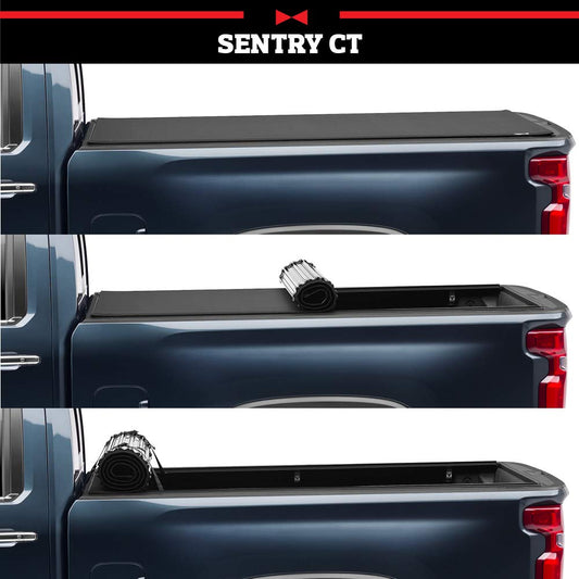 TRUXEDO 1594716 RealTruck TruXedo Sentry CT Hard Rolling Truck Bed Tonneau Cover | 1594716 | Fits 2022-2024 Ford Maverick 4' 6" Bed (54.4")