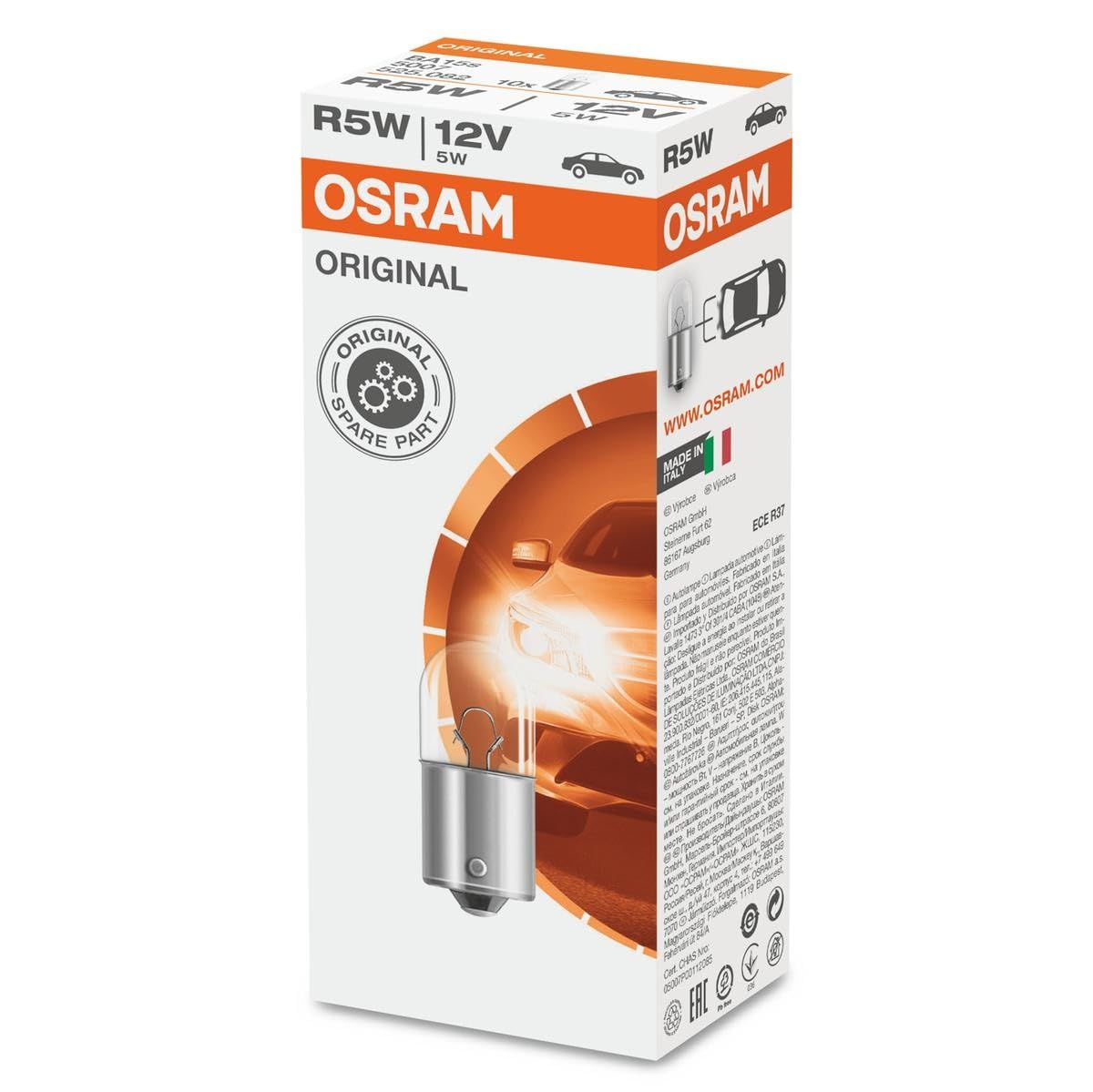 SYLVANIA 5007.TP SYLVANIA 5007 Basic Miniature Bulb, (Contains 10 Bulbs)