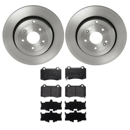 BREMBO KT04321 Brembo KT Series Premium Brake Kit (KT04321) for Hyundai Genesis Coupe 2012-2016 | High-Performance Brake Pads & Rotors | Direct OE Replacement