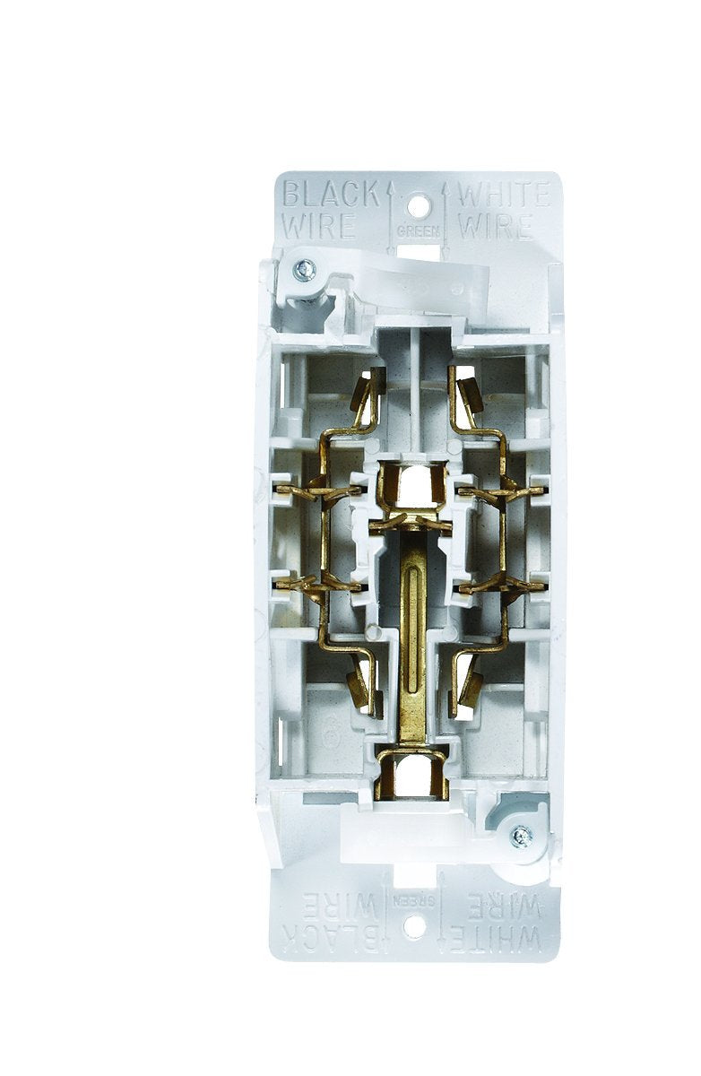 RV DESIGNER S831 RV Designer S831 - Dual AC Outlet Speedwire with Cover Plate, White